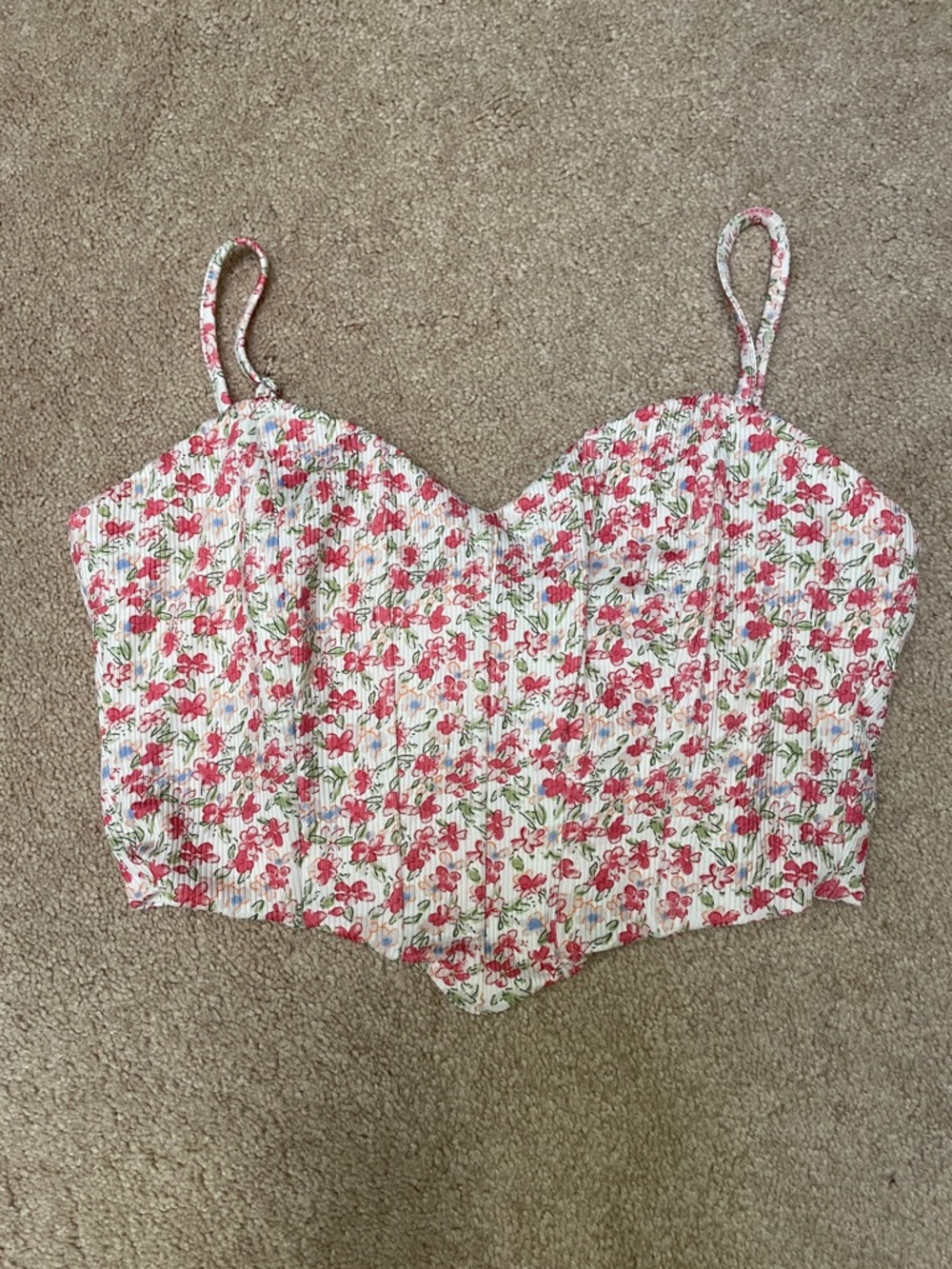 Lulus floral bralette size M